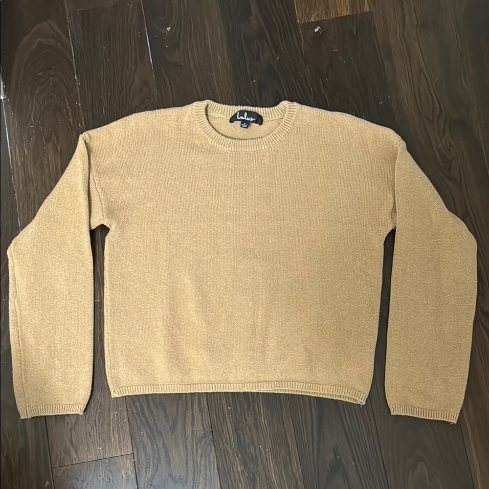 Lulus Beige Sweater
